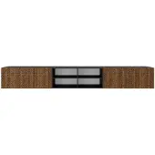 MargaretHadas24 TV-kast Cali IV 300 (3x100) cm (zwart + catania)