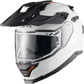 NEXX Y.TRAVL Plain Pearl Wit Adventure Integraalhelm Maat XL