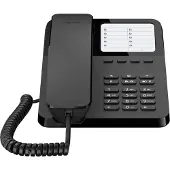 Gigaset DESK 400, Analoog telefoon, draadloos handset, 10 contacten, zwart