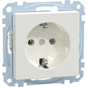 Merten SCHUKO-stopcontact StK MEG2301-0619, polarwit, systeem M