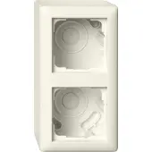 Gira Opbouwbehuizing 1062 01 - Compleet Met Afdekraam - 2-Voudig - Voor Standaard 55