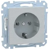 Schneider Electric SCHUKO-stopcontact StK MEG2301-0460, aluminium, systeem M