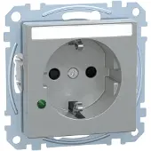 Merten Steckdose systeem M, aluminium, MEG2305-0460 (MEG2305-0460)