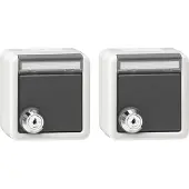 Gira Set 2x SCHUKO KD met slot, gelijk + BSF WG AP 456030 (456030)