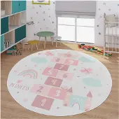 TT Home Kinderkamer tapijt tapijt kinderkamer tapijt antislip hart wolk vlinder 200 x 200 cm Rechthoek 200 x 200 cm Rechthoek beige