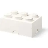 LEGO Opbergbox Brick 6 White