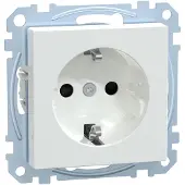 Merten SCHUKO-stopcontact BRS MEG2300-0325, wit, glanzend, systeem M