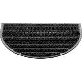 HQ Hamat Rubbermat Scraper Halfrond Zwart 60 X 40 Cm
