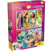 Liscianigiochi - Puzzel - Disney Princess - Maxi vloerpuzzel 2x60 stuks