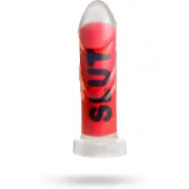 Master Series slut - siliconen dildo - rood