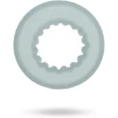 Oxballs - Axis - Ribbed Cockring - Transparant Ice