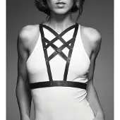 Bijoux indiscrets - Maze Net Cleavage Harnas Bruin
