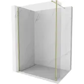 Mexen Kioto douchewand Walk-in 170 x 40 , transparant, goud - 800-170-212-50-00-040