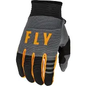 FLY Racing 2023 Adult F-16 handschoenen (DonkergrijsZwartOranje Groot)