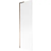 Mexen Next L badwand 1-delig 60 x 150 , streepjes, roségoud - 895-060-000-03-09-60