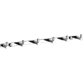 Mexen handdoekhaak met zes houders, chroom - 709166-00