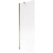 Mexen Next badwandscherm 1-deurs 70 x 150 , strepen, roze goud - 895-070-000-00-09-60