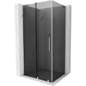 Mexen Velar L schuifdouchecabine 90 x 110 , grafiet, chroom - 871-090-110-43-01