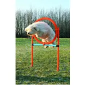 Trixie dog activity agility ring blauw/oranje - 65x3x115 cm