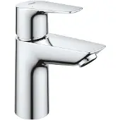 GROHE BauEdge - Wastafelkraan met push open waste, chroom 23895001