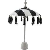 Van der leeden Parasol Bali Mini Wit/Zwart - Ø50cm