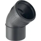 Geberit Silent-PP Bocht, DN 150, dø 160 mm, 390.720.14.1