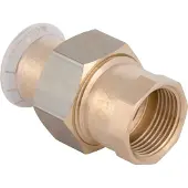 Geberit Mapress 3 delige koppeling recht vlakdichtend koper 22 mm 3/4 bidr 65484