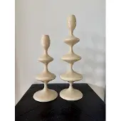 Light & Living Kandelaarset Vireen Sand - 2 stuks