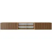 MargaretHadas24 Margaret Hadas24 TV-kast Mio IV, tv-meubel, laag tv-meubel, 300 cm, hangend, modern design, voor de woonkamer, wandmontage, tv-meubel, artisan, Catania