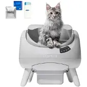 Catlink Open X Lite - Open Top Zelfreinigende Automatische Kattenbak Wit - -C08-Lite