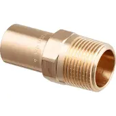 Viega Sanitair installatiemateriaal, Sanpress indstik 11/4"-35 mmaf rødgodsnippel/nippel