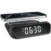 SBS 2-in-1 wekker met draadloos opladen