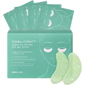 Mizon Cicaluronic Vegan De-puffing Eye Gel Patch 24K Gold & Cica Under Eye Mask Vermindert gezwollen ogen, donkere kringen en rimpels (21 paar)