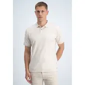 Gabbiano Polo, korte mouw met structuur beige