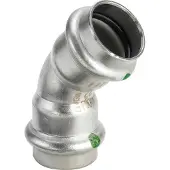Viega sanp bocht rvs 42 45gr 2xpers
