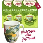 Yogi tea Belly Comfort Bio - 3 pakjes - inclusief limited edition mok