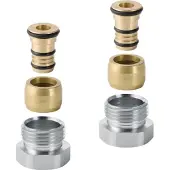 Geberit Mepla knelringset uitwendige buisdiameter 16mm draadaansluiting buitendraad diameter 1/2"