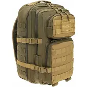 Mil-Tec - US Assault Pack Large Olijfgroen / Coyote