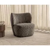 Meubelplaats Fauteuil Riley - Antraciet - Japandi - 75x82x80 cm