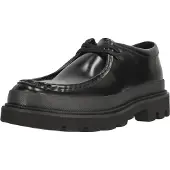 Clarks Badell Seam Leather Heren zwart veterschoenen
