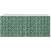 MargaretHadas24 TV-kast Cali 1x100 cm (wit + groen)