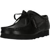 Clarks Mocassins 'Wallabee' zwart