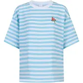 Mey Nachtmode Slaapshirt Straight Waves | Maat: S | Kleur: Blauw