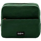 HINDBAG Alix XL - toilettas - Spar Groen – 100% mooi biologisch katoen