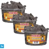 Haribo Drop Zoute Bommen (3x 150 stuks)