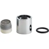 Ideal standard Sanitair installatiemateriaal, Børma luchtmengkraan 18mm uitloop f A1 - verchroomd compleet luchtblazer. w invd. schroefdraad