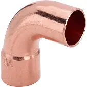 Viega soldeerfitting met 2 aansluiting 95001a, koper, bocht