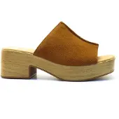La strada 2585329 Slippers | Maat 37 Dames Cognac