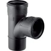 Geberit Vertriebs GmbH Geberit Silent-PP AbzweigMAX 87,5Grad, mit Muffen DN90/90