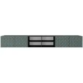 MargaretHadas24 TV-kast Cali IV 300 (3x100) cm (zwart + groen)